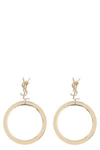 Cassandre logo hoop earrings